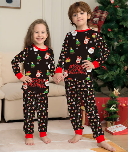 Conjunto de pijamas a juego para toda la familia en Navidad, pijamas navideños familiares, pijamas de Navidad, ropa de dormir para celebrar la Navidad.