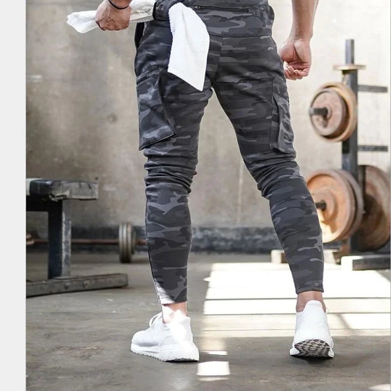 Joggers de Algodón de Corte Slim para Hombre: Pantalones Deportivos para Correr y Culturismo. - Ssportiva