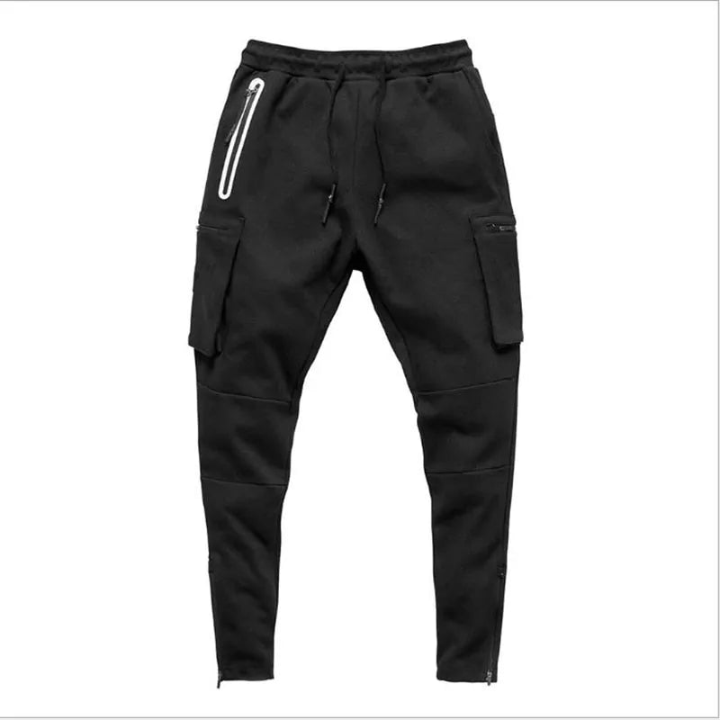 Joggers de Algodón de Corte Slim para Hombre: Pantalones Deportivos para Correr y Culturismo. - Ssportiva