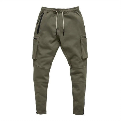 Joggers de Algodón de Corte Slim para Hombre: Pantalones Deportivos para Correr y Culturismo. - Ssportiva