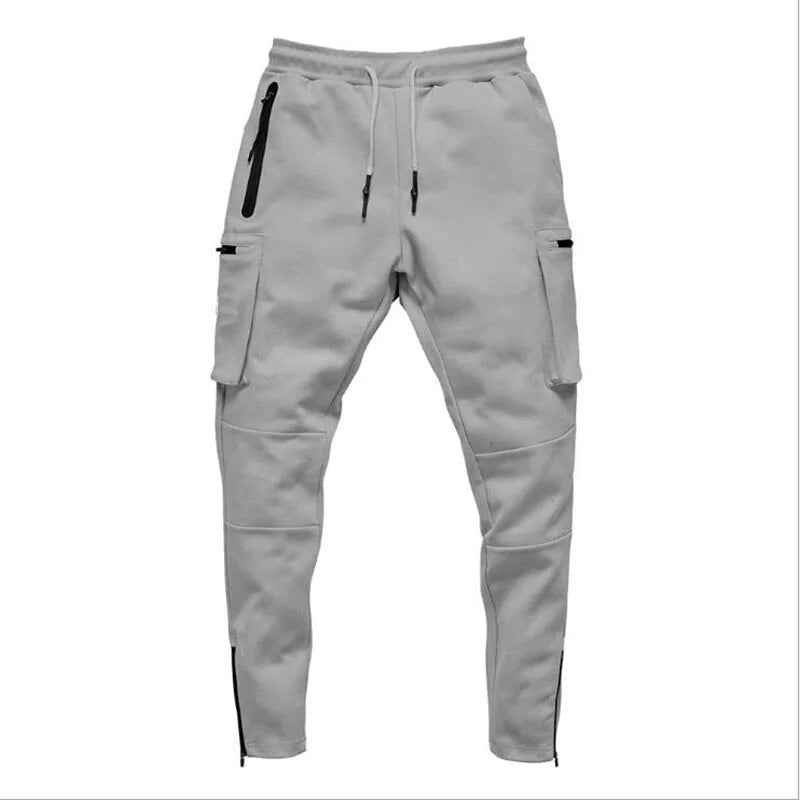 Joggers de Algodón de Corte Slim para Hombre: Pantalones Deportivos para Correr y Culturismo. - Ssportiva