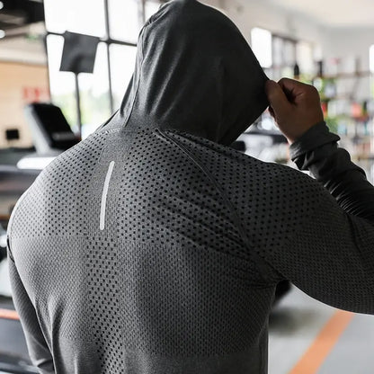 Chándal Deportivo para Hombre con Capucha para Correr y Fitness